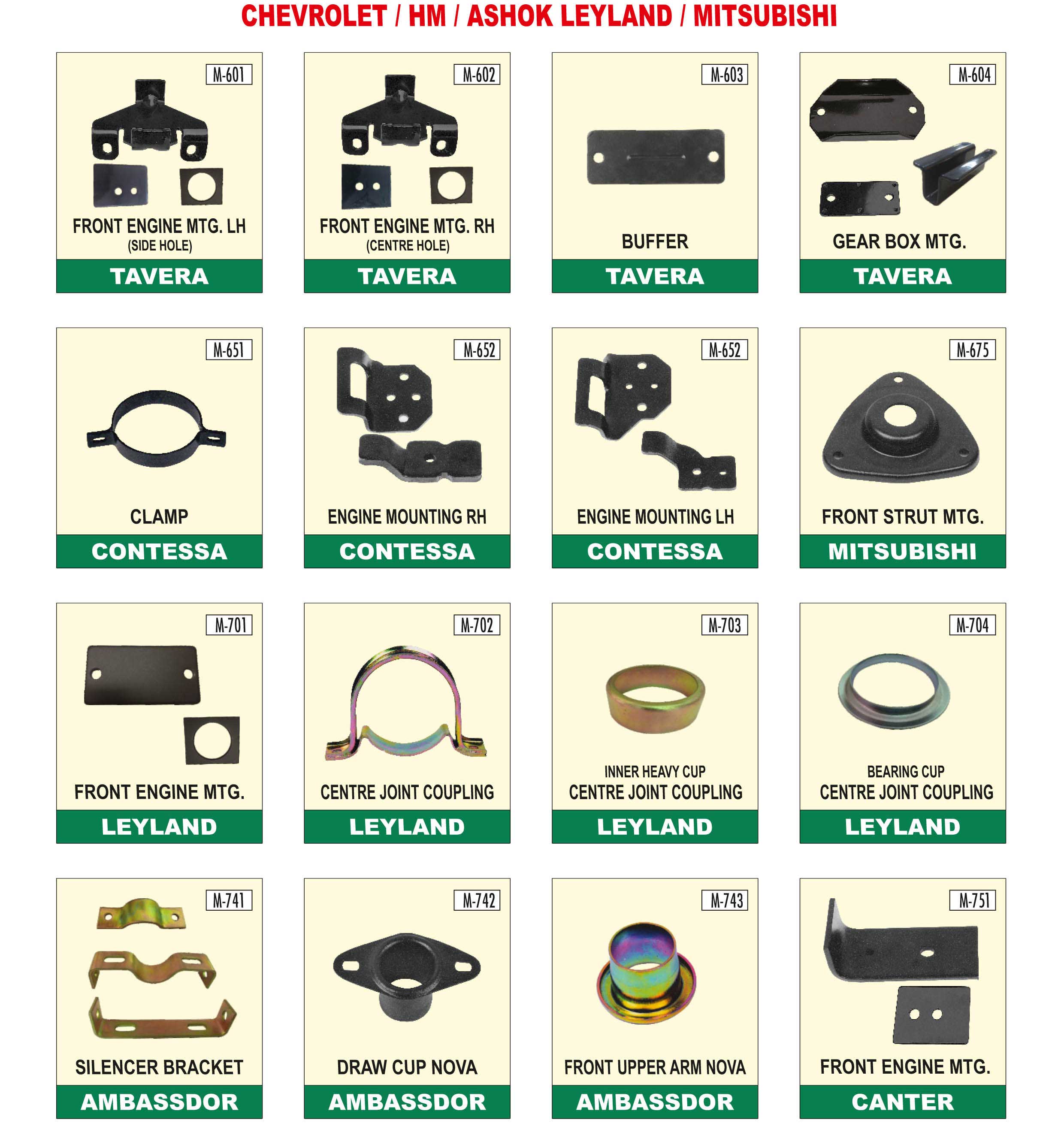 Chevorlet Products