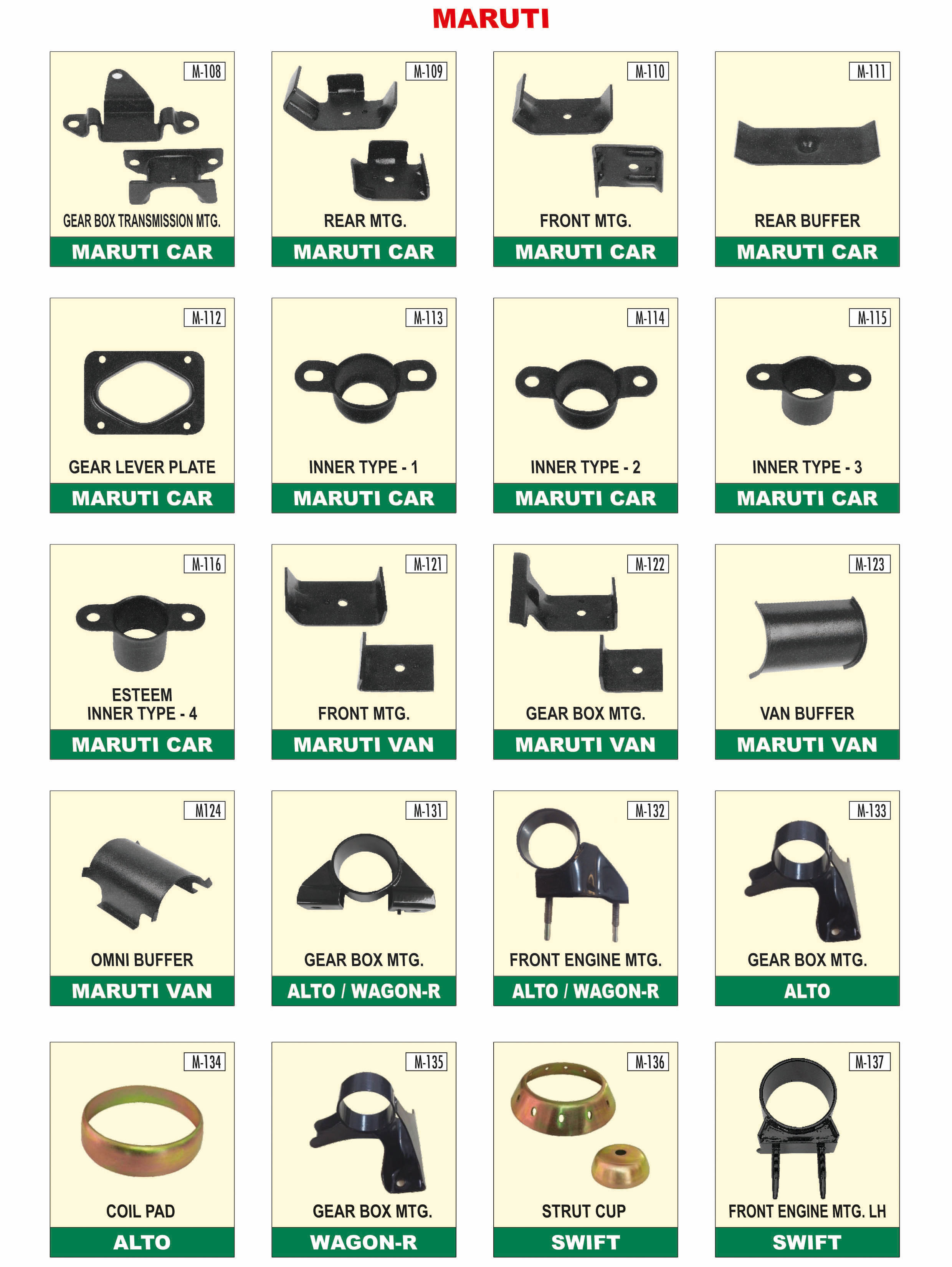 Maruti Products